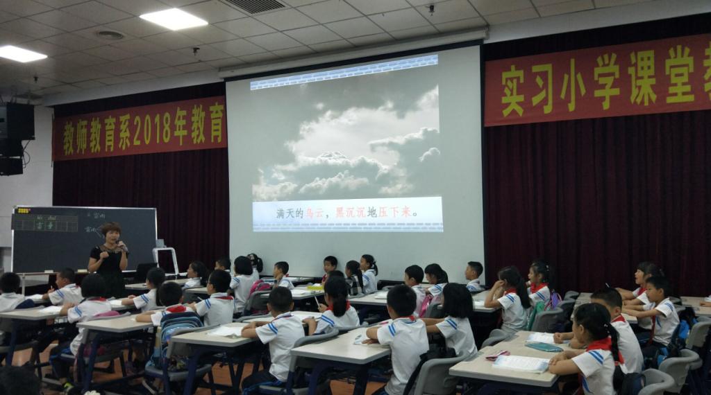 洋坪小学韩金环老师执教二年级语文《雷雨》